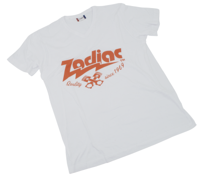 Zodiac Custom Products Ladies White L (DE)