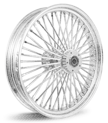M52 FR 18x5.5" BK/CH FLH/T08-Up ABS (DE)