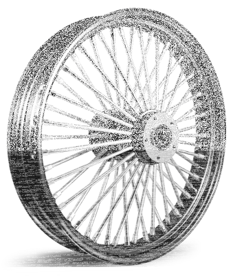 M52 FR 18x5.5" BK/CH FLH/T08-Up ABS (DE)