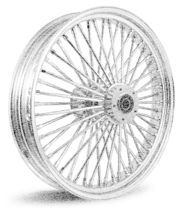 M52 RR 18x5.5" BK/CH FLH/T08-Up ABS (DE)