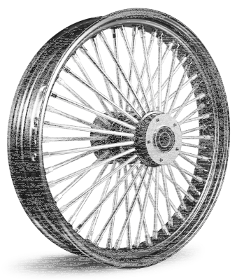 M52 FR 21x3.5" BK/CH FL08-Up (DE)