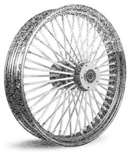M52 FR 16x3.5" BK/BK FXLRS20-Up ABS (DE)