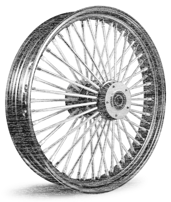 M52 FR 18x3.5" CH/BK FLH/T08-Up (IT)