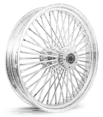 M52 FR 16x3.5" CH/BK FLH/T08-Up ABS (IT)