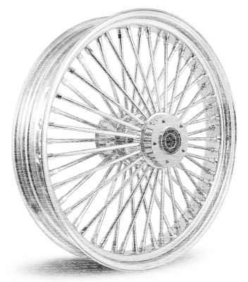 M52 FR 18x5.5" BK/BK FLH/T08-Up ABS (IT)