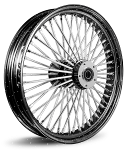 M52 RR 16x3.5" BK/CH FLH/T08-Up ABS (IT)