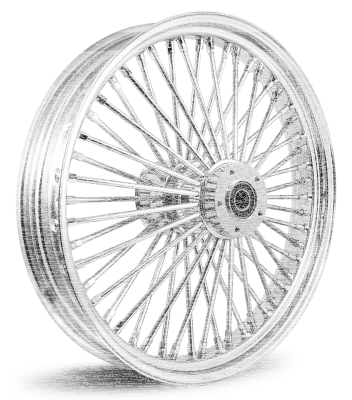 M52 RR 16x3.5" BK/BK FLH/T08-Up ABS (IT)