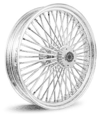 M52 FR 21x3.5" BK/CH FLSB18-Up ABS (IT)
