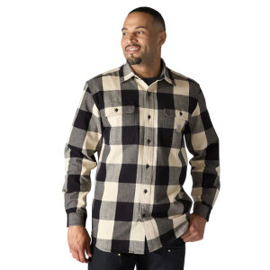 Carhartt Plaid long sleeve shirt oat milk Size 2XL