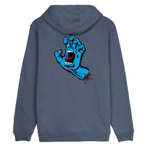 Santa Cruz Screaming Hand Chest hoodie storm gray size 2XL