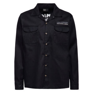 King Kerosin Mechanic Crew shirt black Size XL