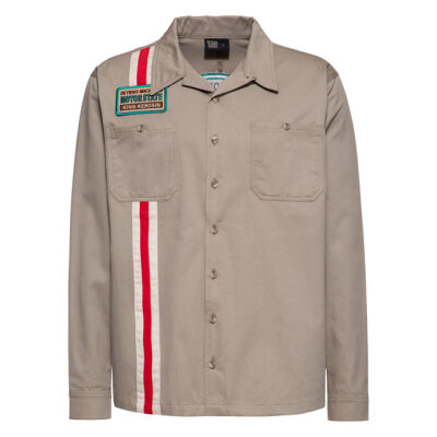 King Kerosin Motorstate shirt khaki Size M