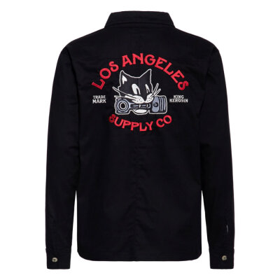 King Kerosin Los Angeles Supply Co shirt black Size L