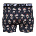 King Kerosin Sugar skull underwear black Size M