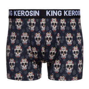 King Kerosin Sugar skull underwear black Size XL