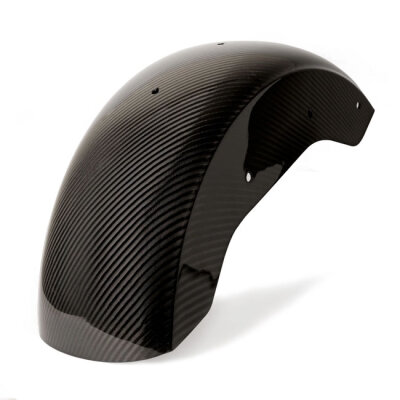 Tommy & Sons, carbon fiber stock style rear fender. Woven