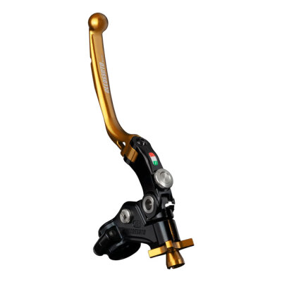 Accossato, cable clutch lever. 29mm NRST. Gold