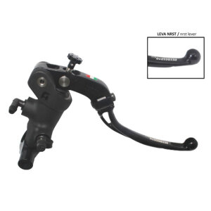 Accossato, radial brake master cyl. Short lever NRST. Black