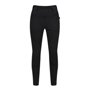 MotoGirl Ribbed Knee leggings black Size EU46 / UK18 / IT50 / US16