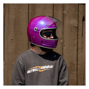 Biltwell Gringo SV helmet metallic grape Size XL