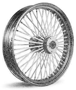 M52 FR 21x3.5" CH/BK FLH/T08-Up ABS (FR)