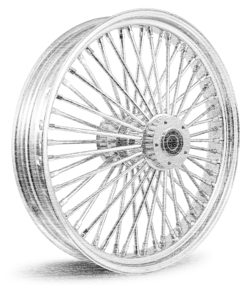 M52 FR 21x3.5" BK/BK FLH/T08-Up ABS (FR)