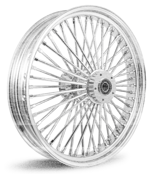 M52 FR 18x4.25" BK/BK FLH/T08-Up ABS (FR)