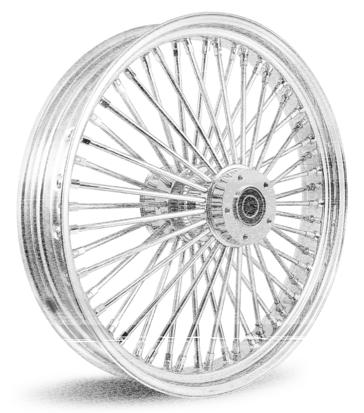 M52 RR 18x4.25" BK/BK FLH/T08-Up (FR)