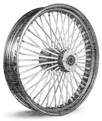M52 FR 21x3.5" BK/CH FL08-Up (FR)