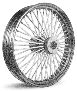 M52 FR 16x3.5" BK/CH FXC13-17 ABS (FR)