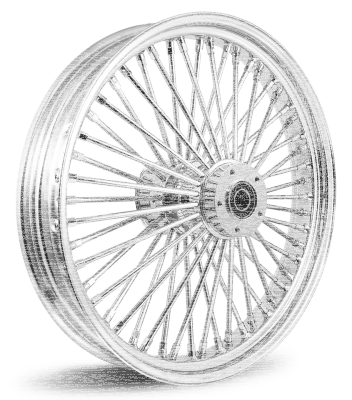 M52 FR 18x4.25" CH/BK FLH/T08-Up ABS (GB)