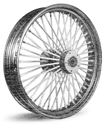 M52 FR 18x5.5" CH/BK FLH/T08-Up ABS (GB)