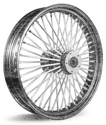M52 FR 18x5.5" BK/BK FLH/T08-Up ABS (GB)