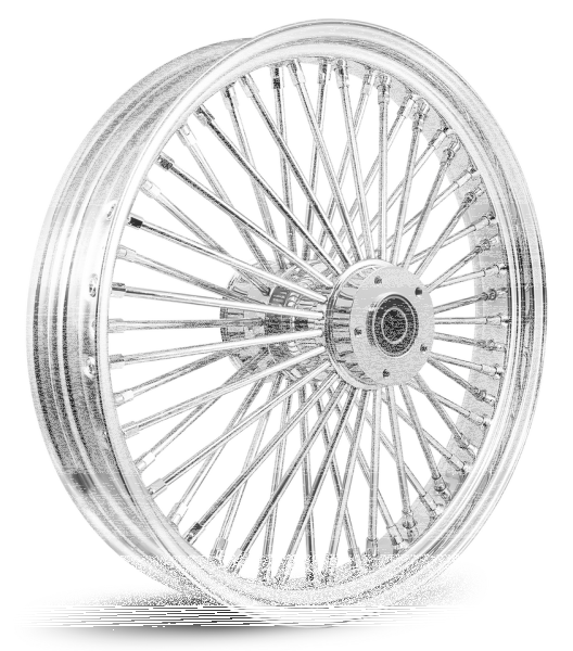 M52 FR 16x3.5" BK/CH FLH/T08-Up ABS (ES)