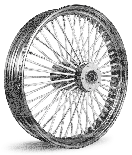 M52 FR 16x3.5" BK/CH FLH/T08-Up ABS (ES)