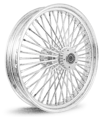 M52 FR 18x4.25" BK/CH FLH/T08-Up ABS (ES)
