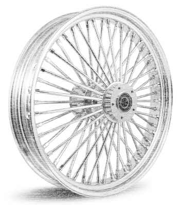 M52 FR 18x5.5" BK/CH FLH/T08-Up ABS (ES)