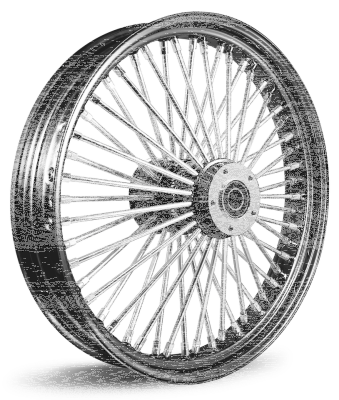 M52 RR 16x3.5" CH/BK FX*R18-Up ABS (ES)