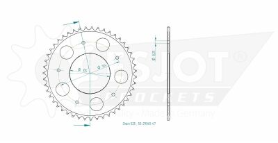 Sprocket Rear 47t 525
