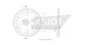 Sprocket Rear 38t 525