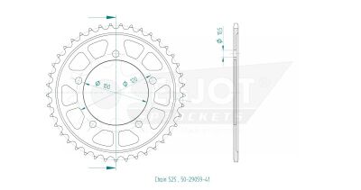 Sprocket Rear 41t 525