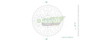 Sprocket Rear 46t 520