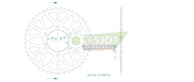 Sprocket Rear 48t 520