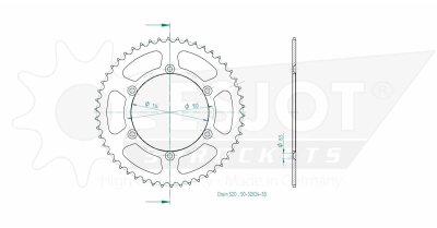 Sprocket Rear 50t 520