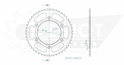 Sprocket Rear 48t 520