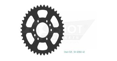Sprocket Rear 40t 520