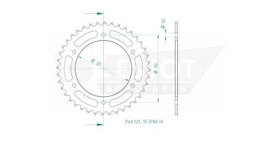 Sprocket Rear 40t 520