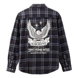 Loser Machine Step up flannel shirt black Size XL