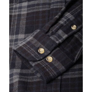 Loser Machine Step up flannel shirt black Size XL