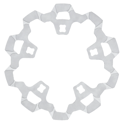 FR One-Piece 320x4.5mm BL FLH/T24-Up (FR)